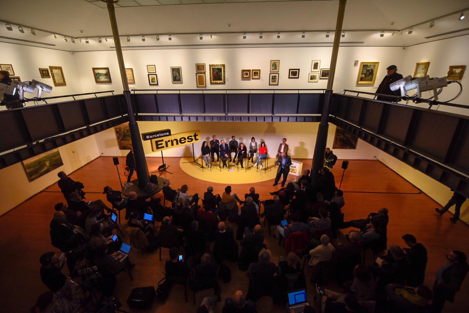 Presentació dels independents que donen suport a Maragall, a la Sala Parés / ERC Barcelona