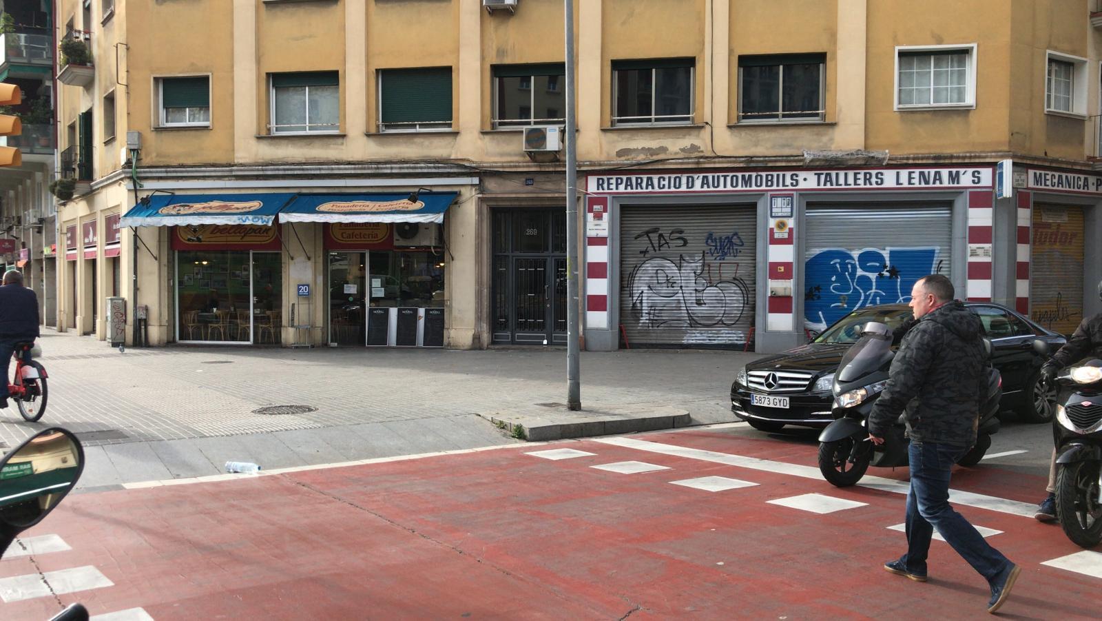 El lloc del barri de la Bordeta on es va produir el doble assassinat / A.G.