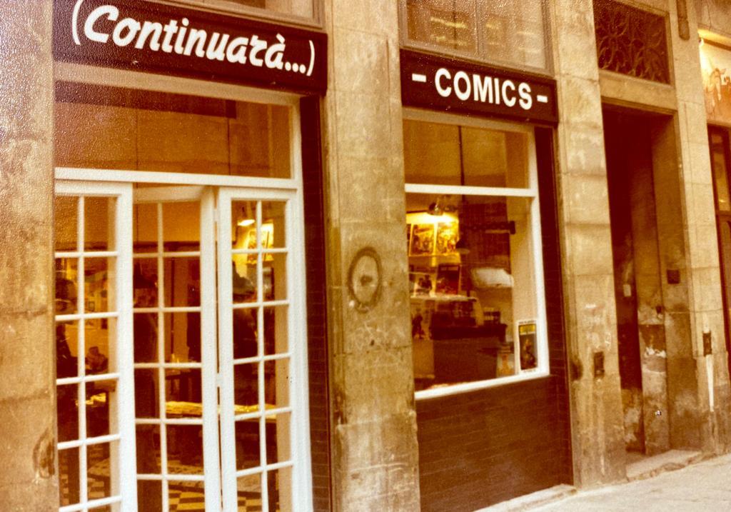 La botiga Continuar&agrave; C&ograve;mics, al local del carrer Templers on va obrir el 1980 / Cedida