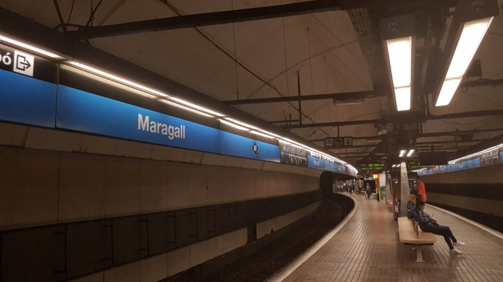 L'estació de metro Maragall, pendent de reforma / Ajuntament de Barcelona