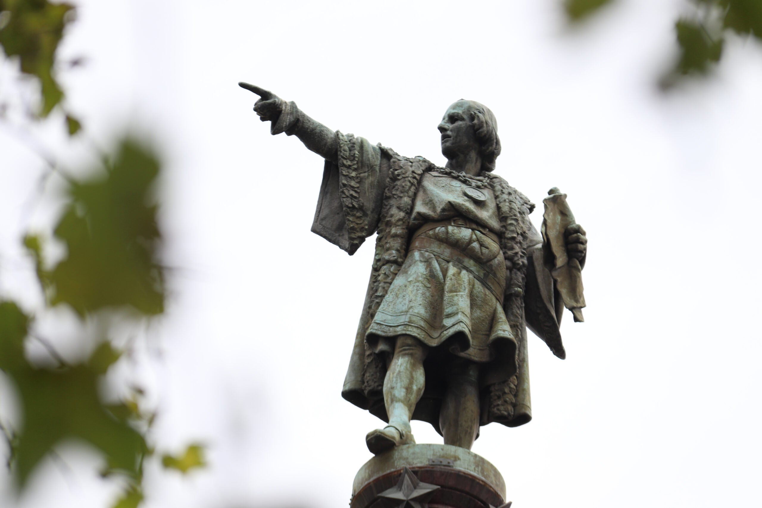 Estàtua del monument a Cristòfor Colom de Barcelona / ACN