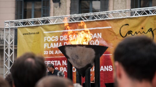 La Rebuda de la Flama del Canigó 2019 / Ajuntament de Barcelona