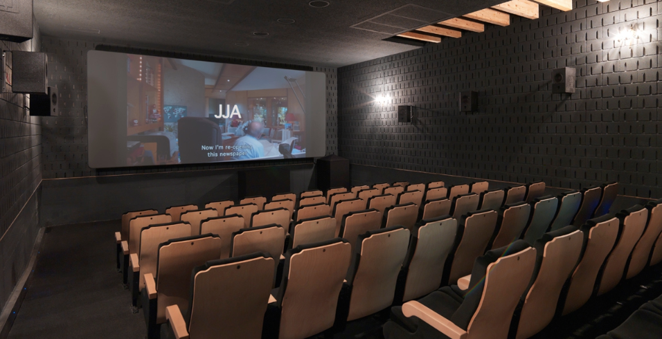 Sala de projecció del cinema Zumzeig d'Hostafracs / Zumzeig