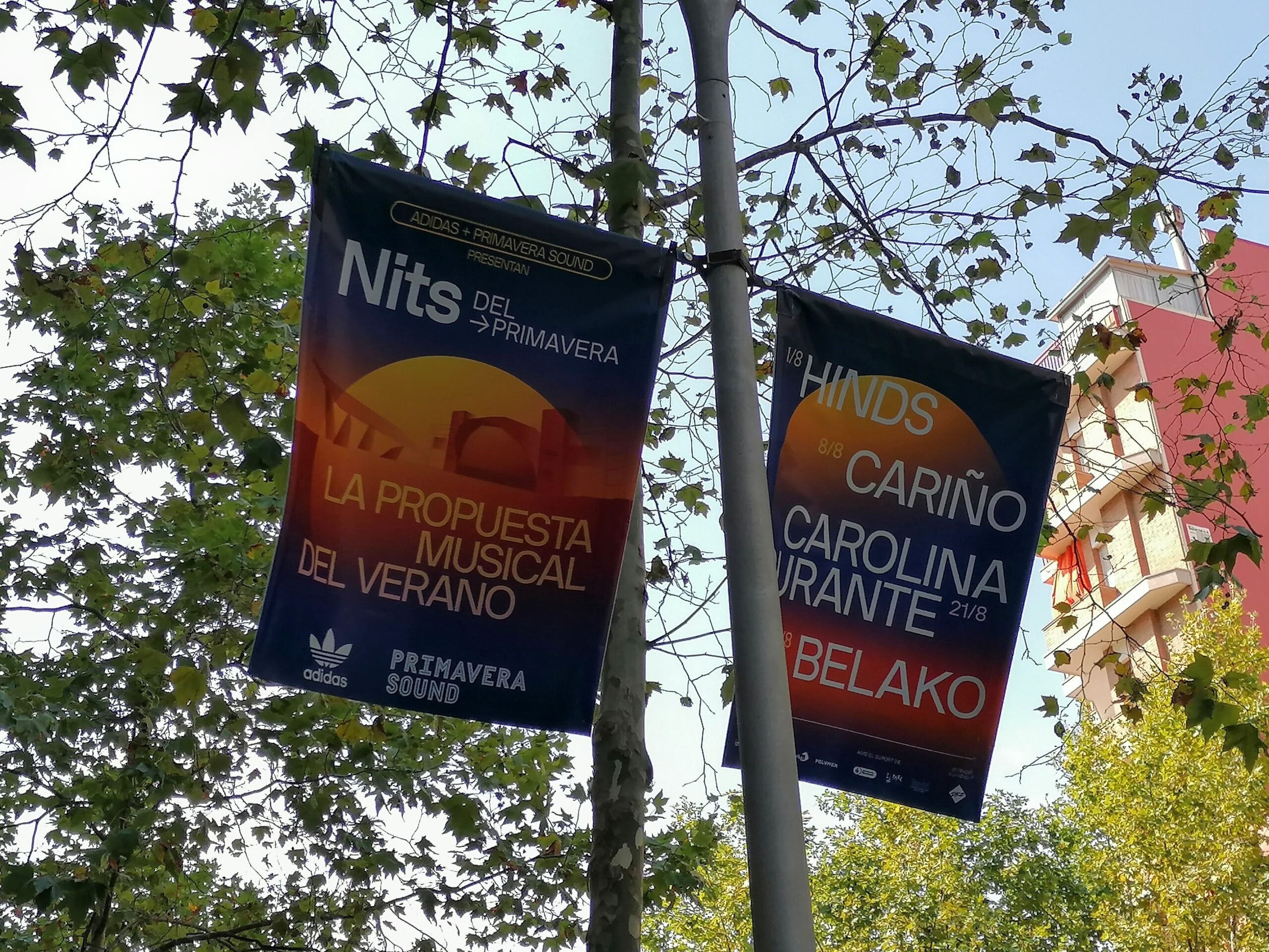 Cartells anunciant el festival Nits al Fòrum, del Primavera Sound / MMP