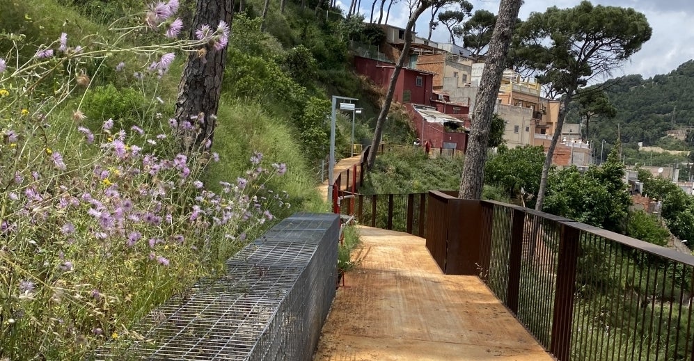 El camí que uneix el barri de Can Sant Joan, a Montcada i Reixac, amb el de Vallbona, Nou Barris / Ajuntament de Montcada