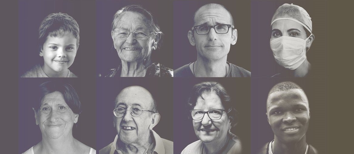 Fragment del cartell de la campanya 'Les cares de la vulnerabilitat' de Sant Joan de Déu