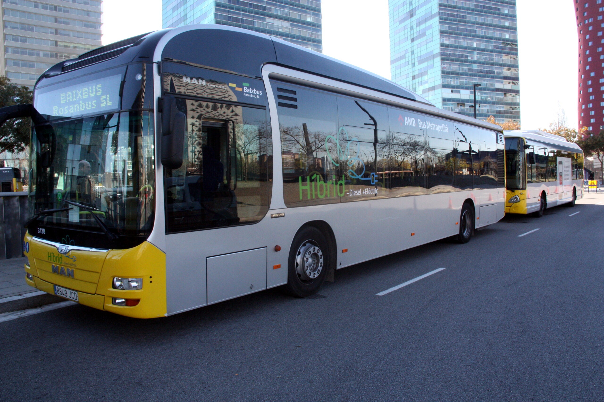 Un vehicle de la xarxa Nitbus / ACN