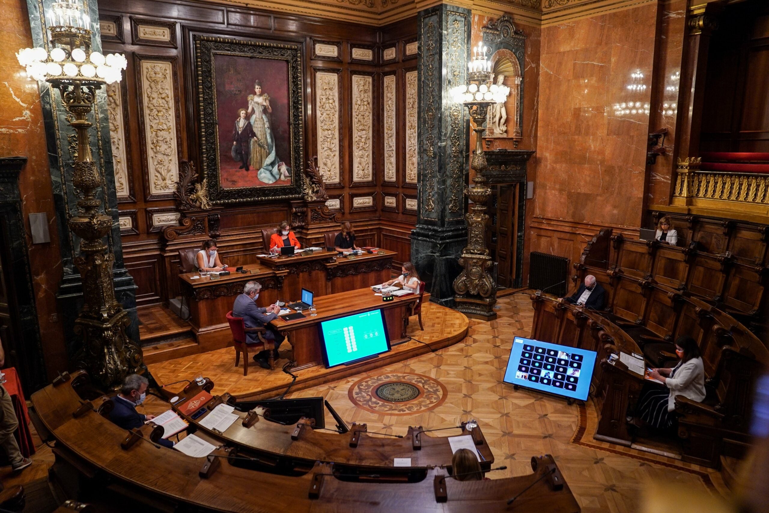 Sala de plens de Barcelona / Ajuntament de Barcelona