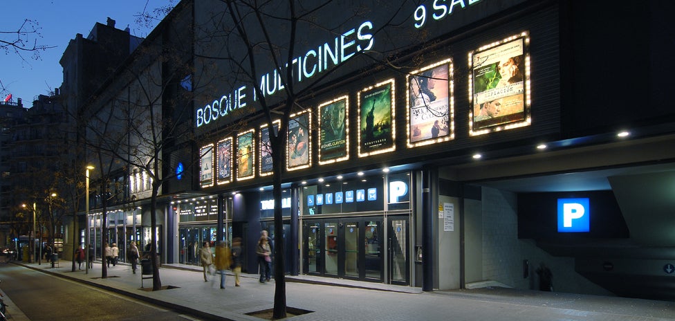 Imatge d'arxiu dels cinemes Bosque, a Gràcia / Gremi de Cinemes de Catalunya