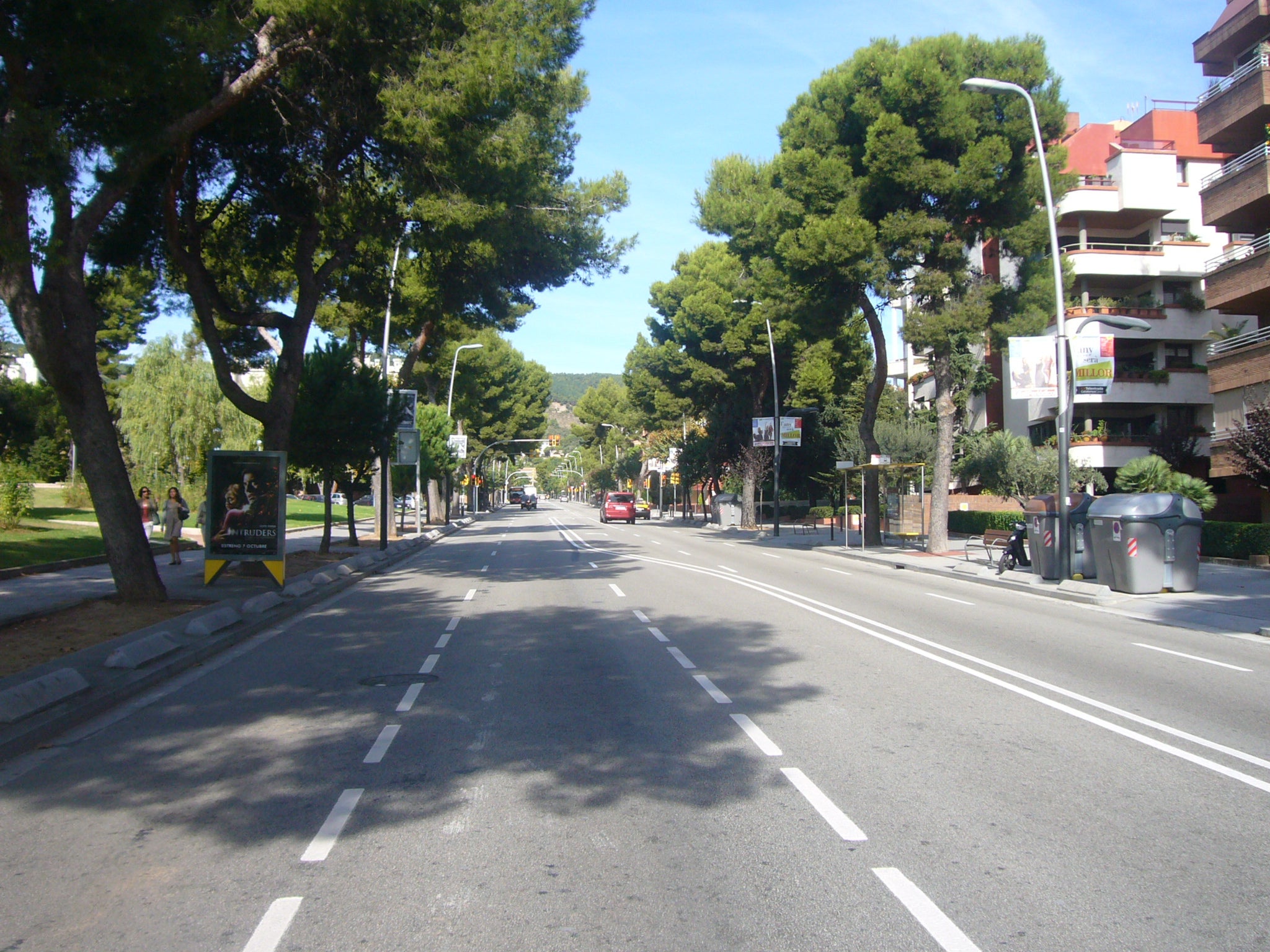 L'avinguda Pedralbes és un dels carrers més exclusius de Barcelona / Jordi Ferrer