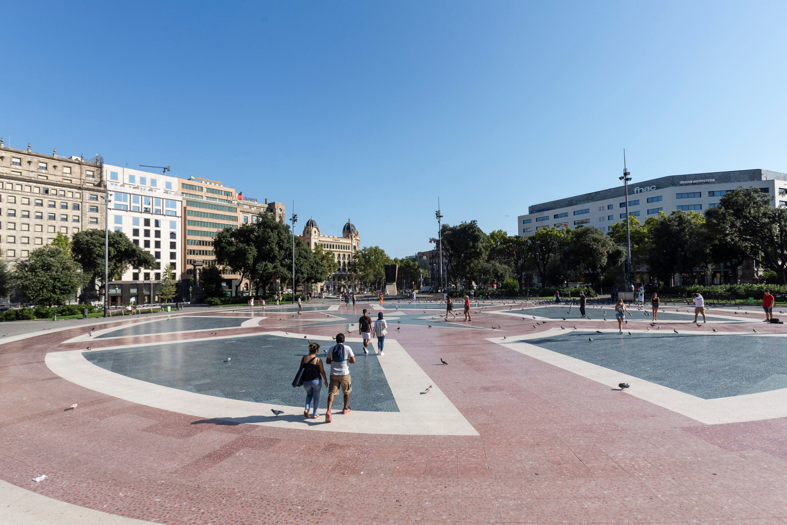 Imatge d'arxiu de la plaça Catalunya / Mireia Comas