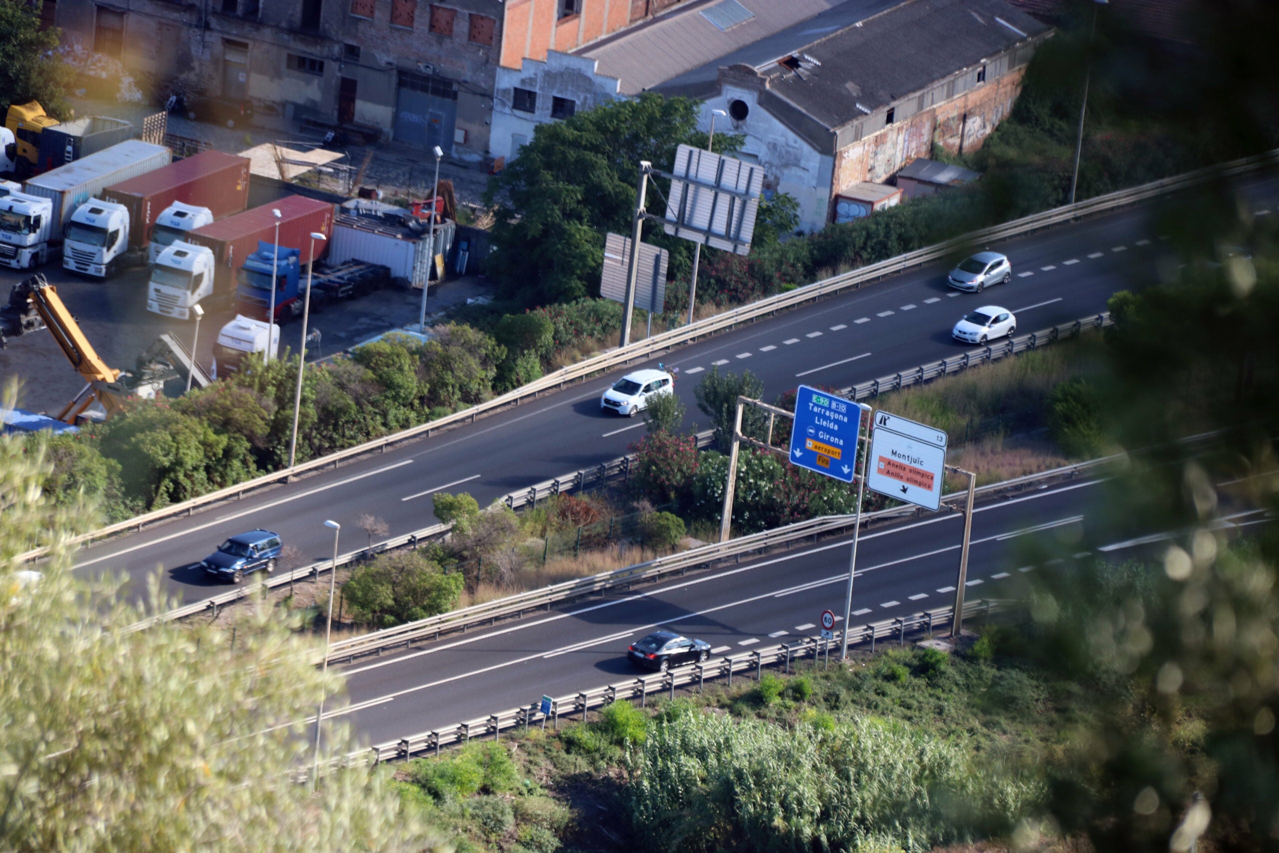 'Operació Tornada' inèdita: escàs trànsit a la Ronda Litoral aquest diumenge 30 d'agost / ACN - Miquel Codolar