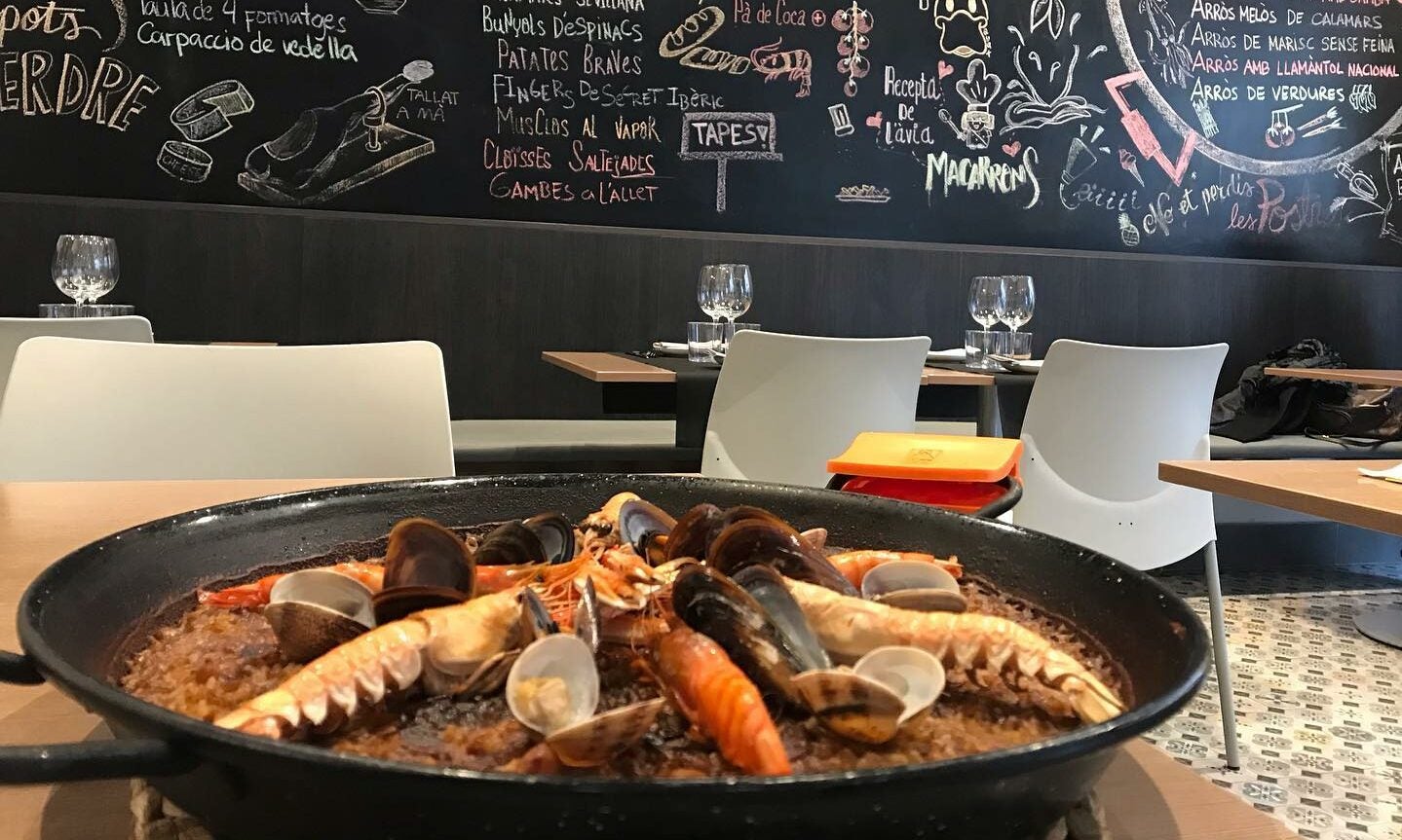 Les paelles, el plat estrella del restaurant Terra Ca la Nuri
