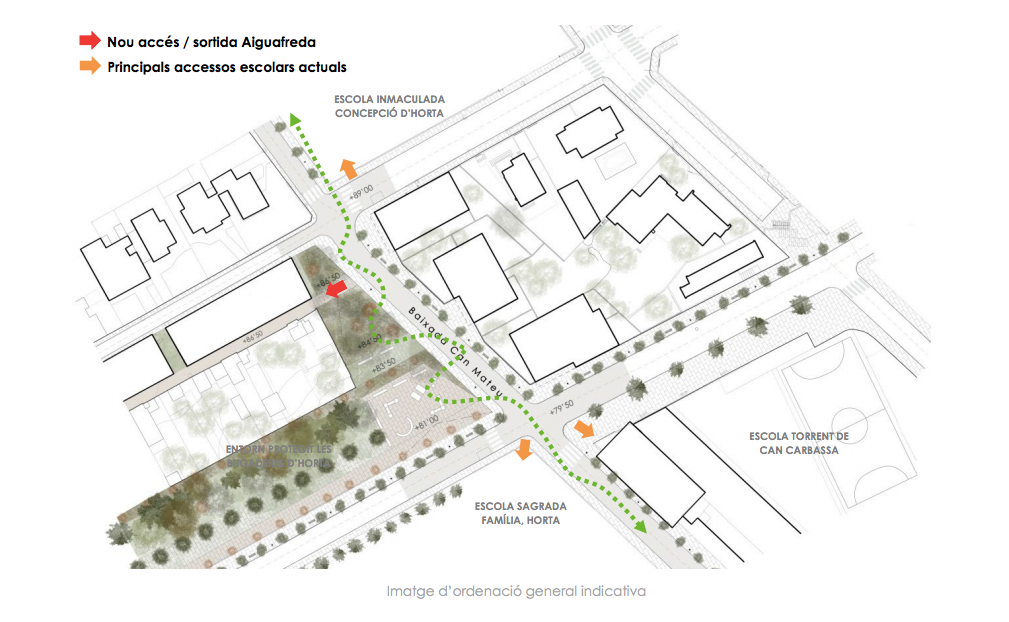 Nova configuració urbanística de la Baixada de Sant Mateu / OUA