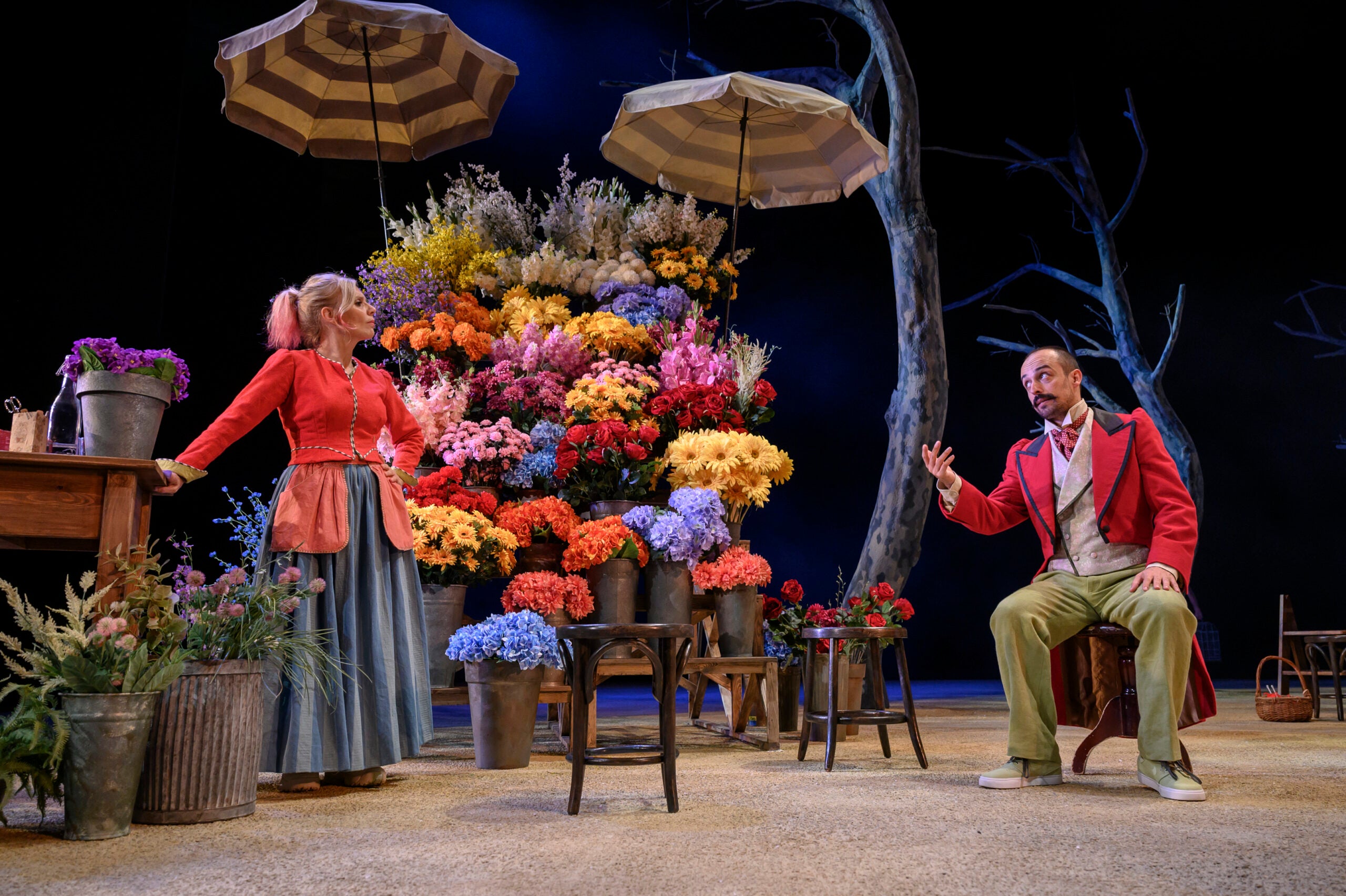 L'obra de 'La Rambla de les Floristes', en una representació / May Zircus (TNC) 