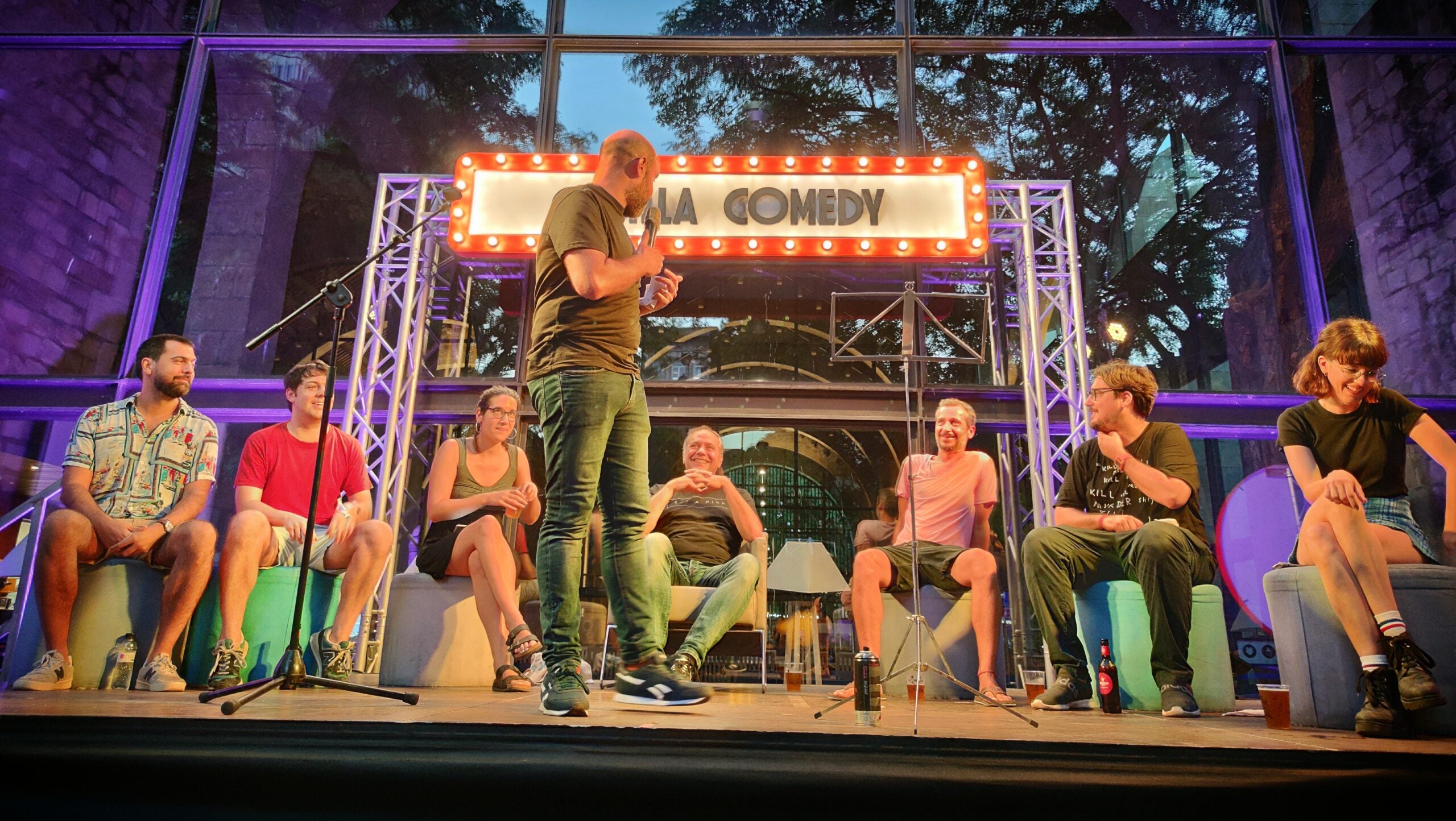 Imatge d'arxiu d'una actuació de diversos humoristes al festival Cruïlla / D.C.