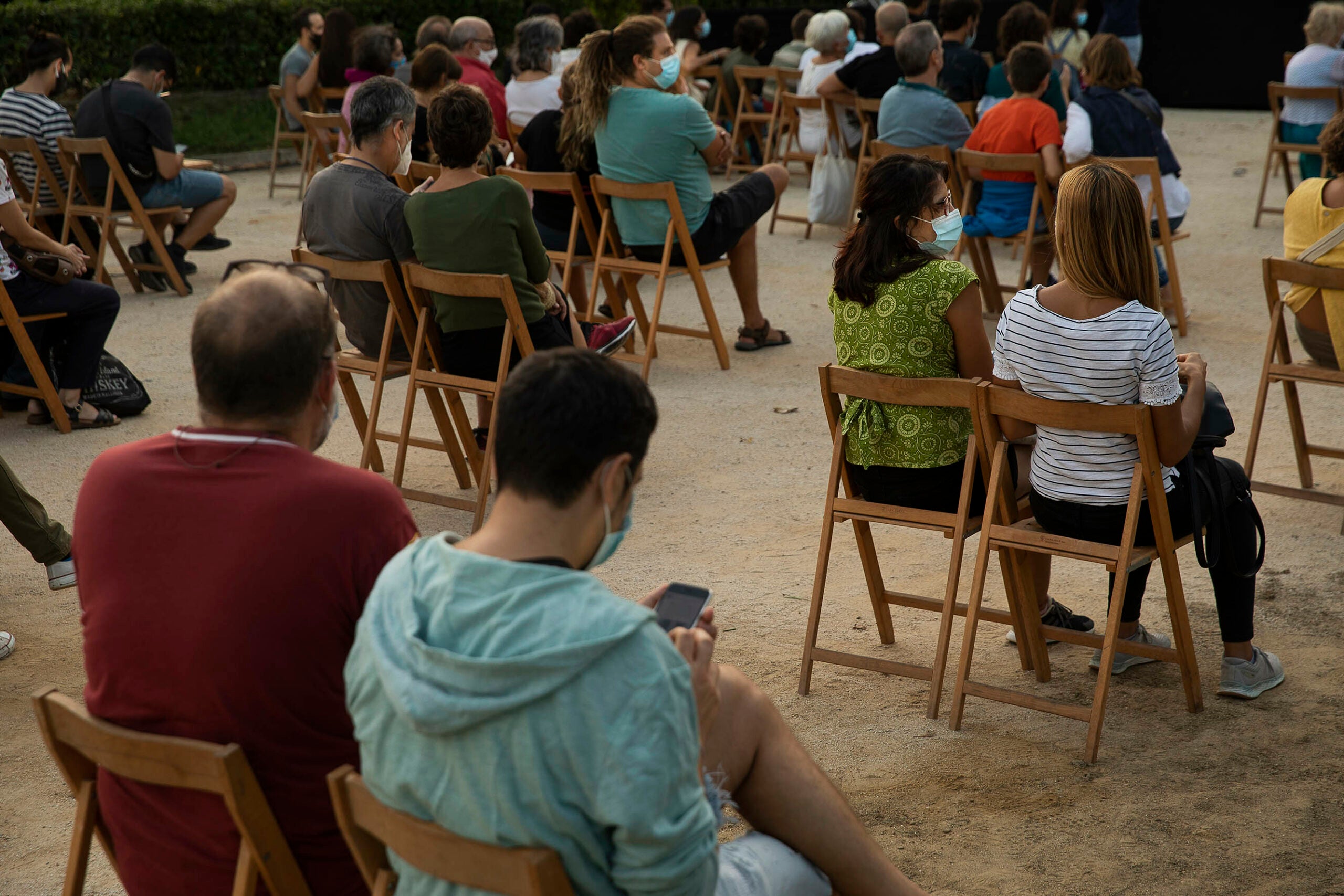 La distància de seguretat, la gran protagonista dels espectacles / Jordi Play