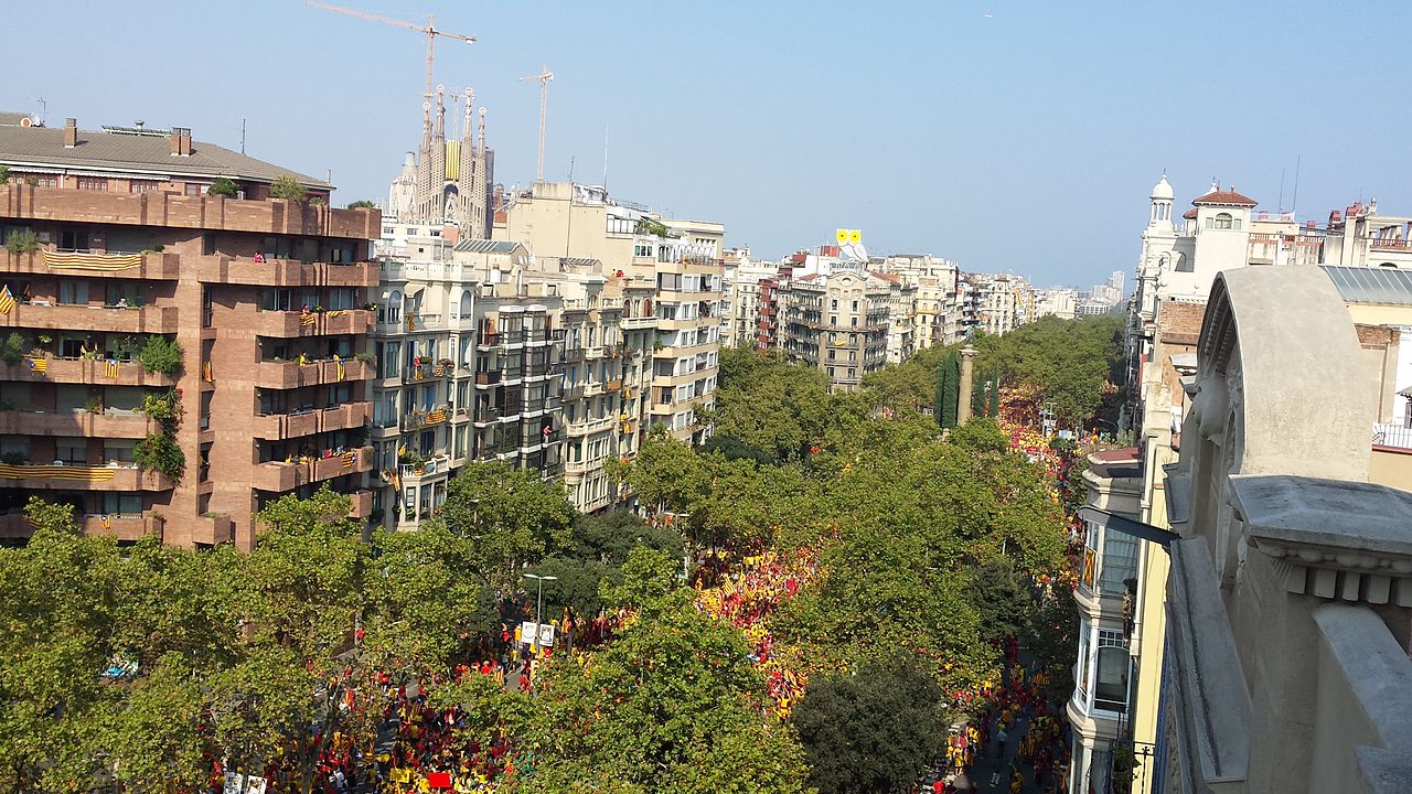 Manifestació de la Diada 2014 / Wikimedia - Gerhidt 