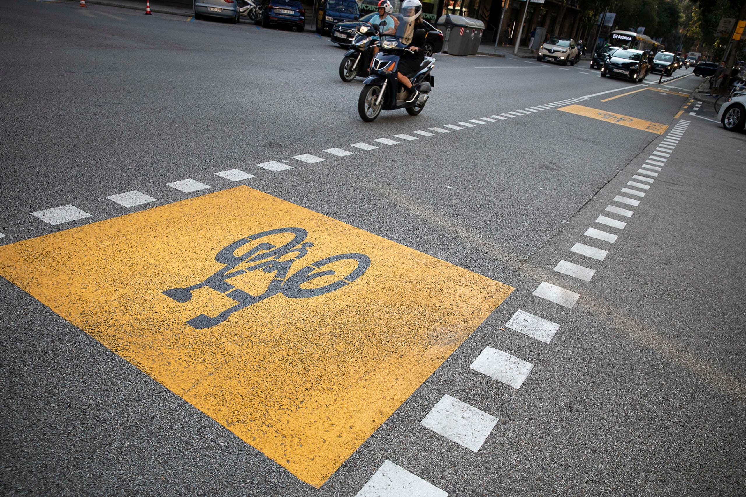 Un carril bici de Barcelona / Jordi Play