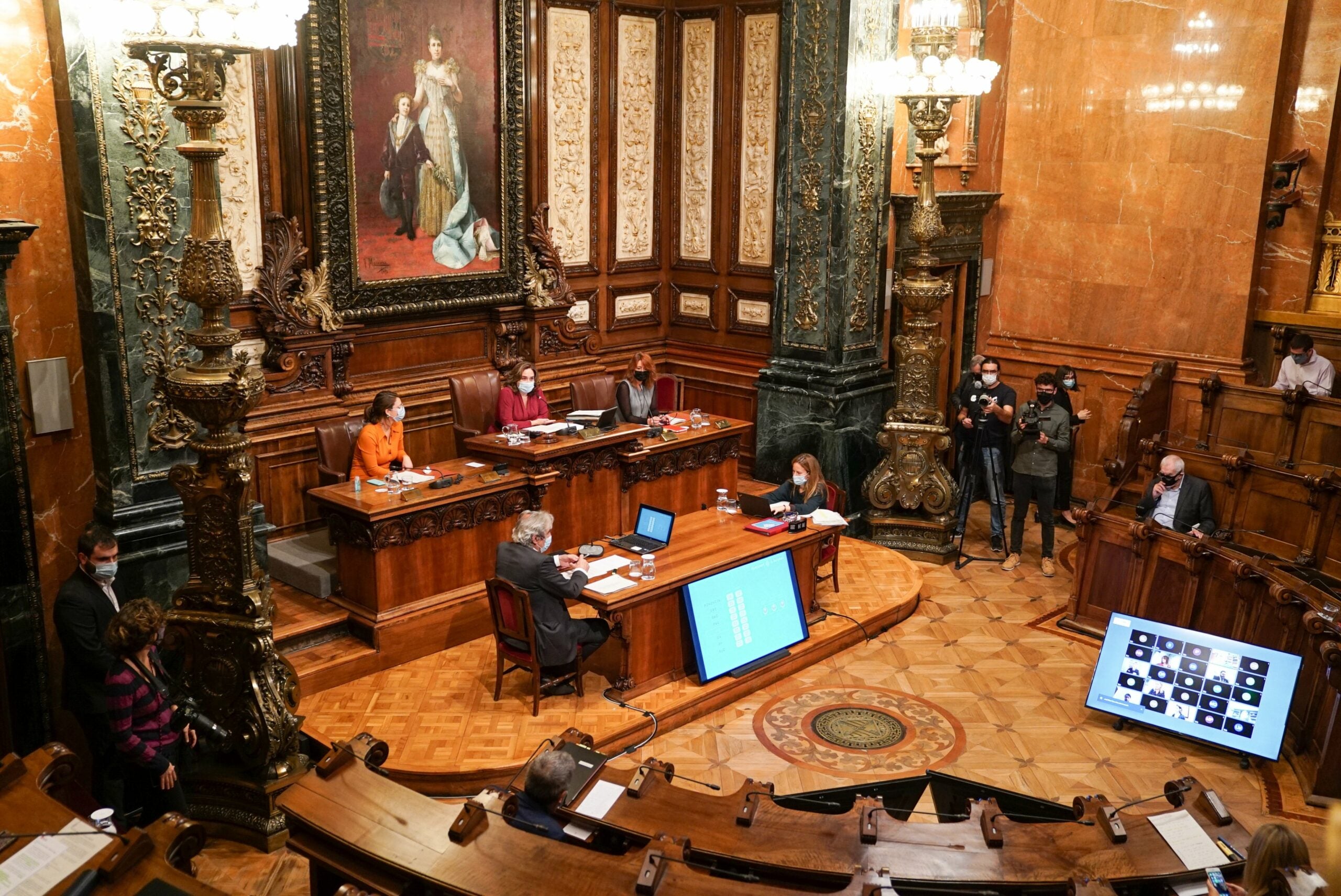 El ple de l'Ajuntament, en una imatge d'arxiu / Ajuntament de Barcelona