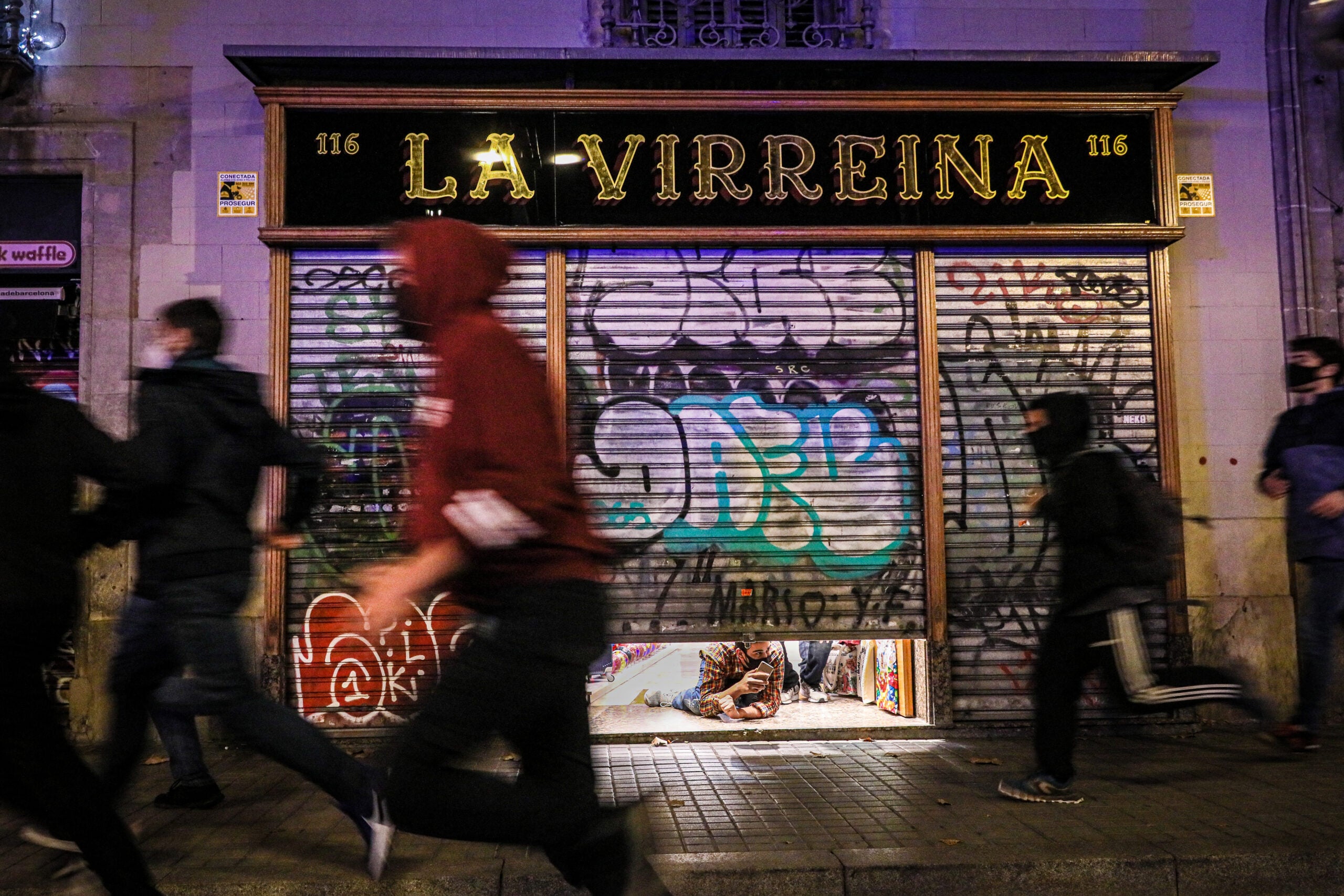 Corredisses a la Rambla, en l'aniversari de la sentència / Jordi Borràs