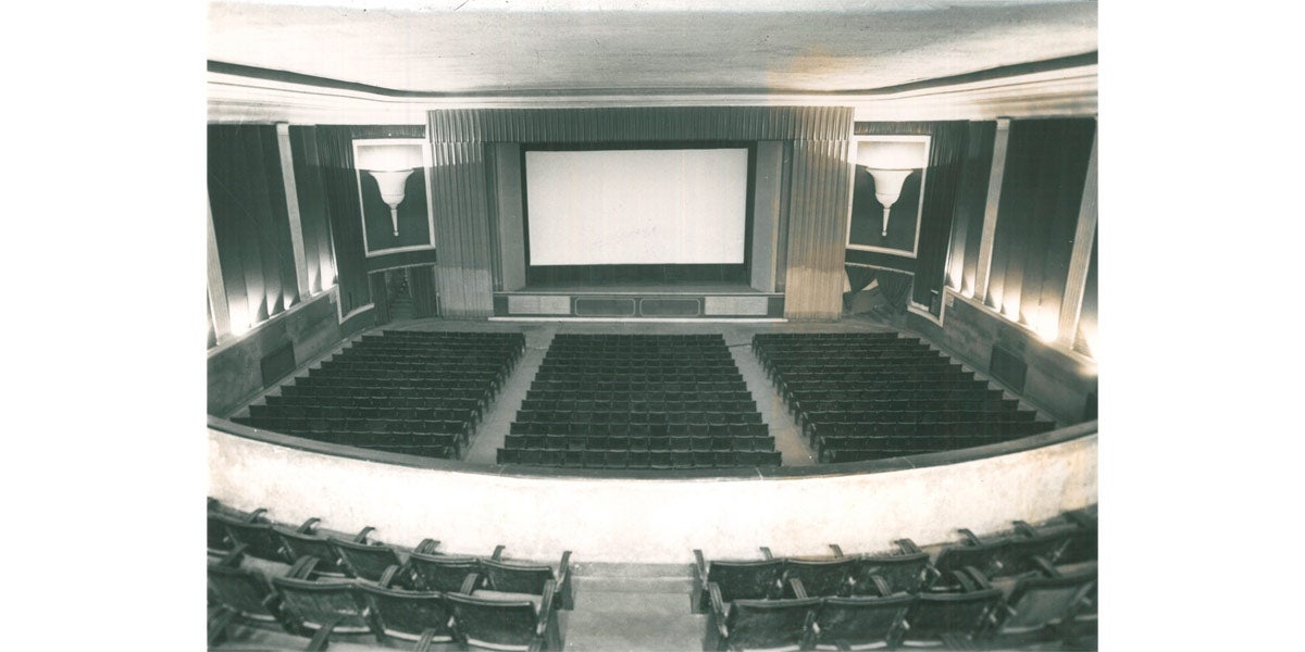 Fotografia històrica dels cinemes Bosque / Acadèmia del Cinema Català