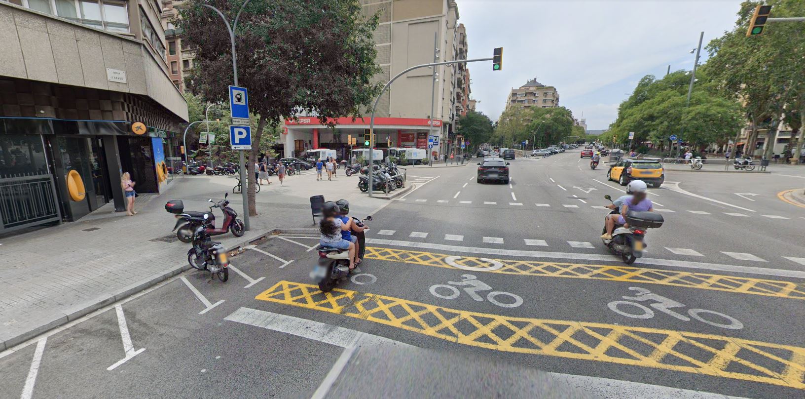 Cruïlla on va tenir lloc l'accident / GUB