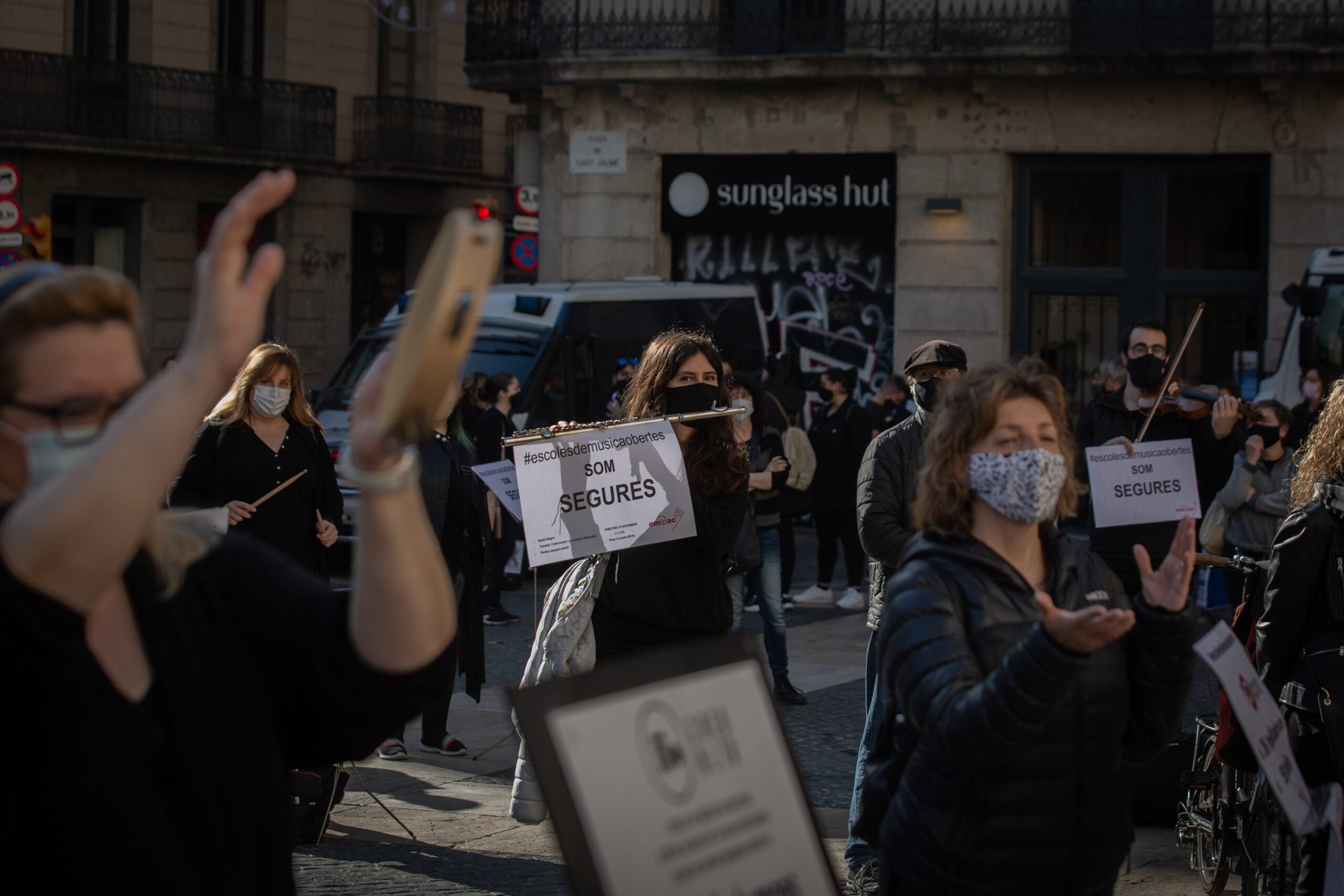 Protesta de les escoles de música privades / Europa Press