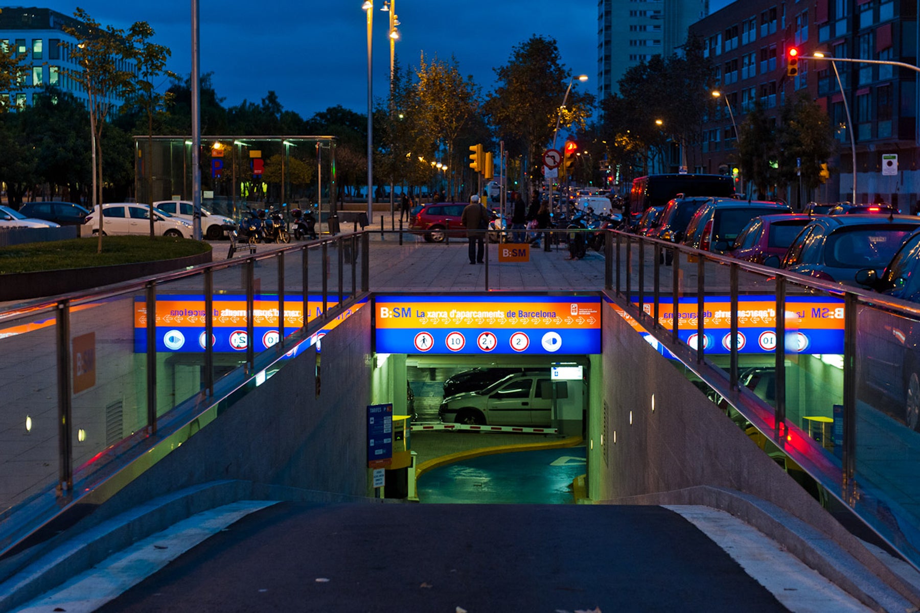 Un dels pàrquings de BSM a Barcelona / B:SM