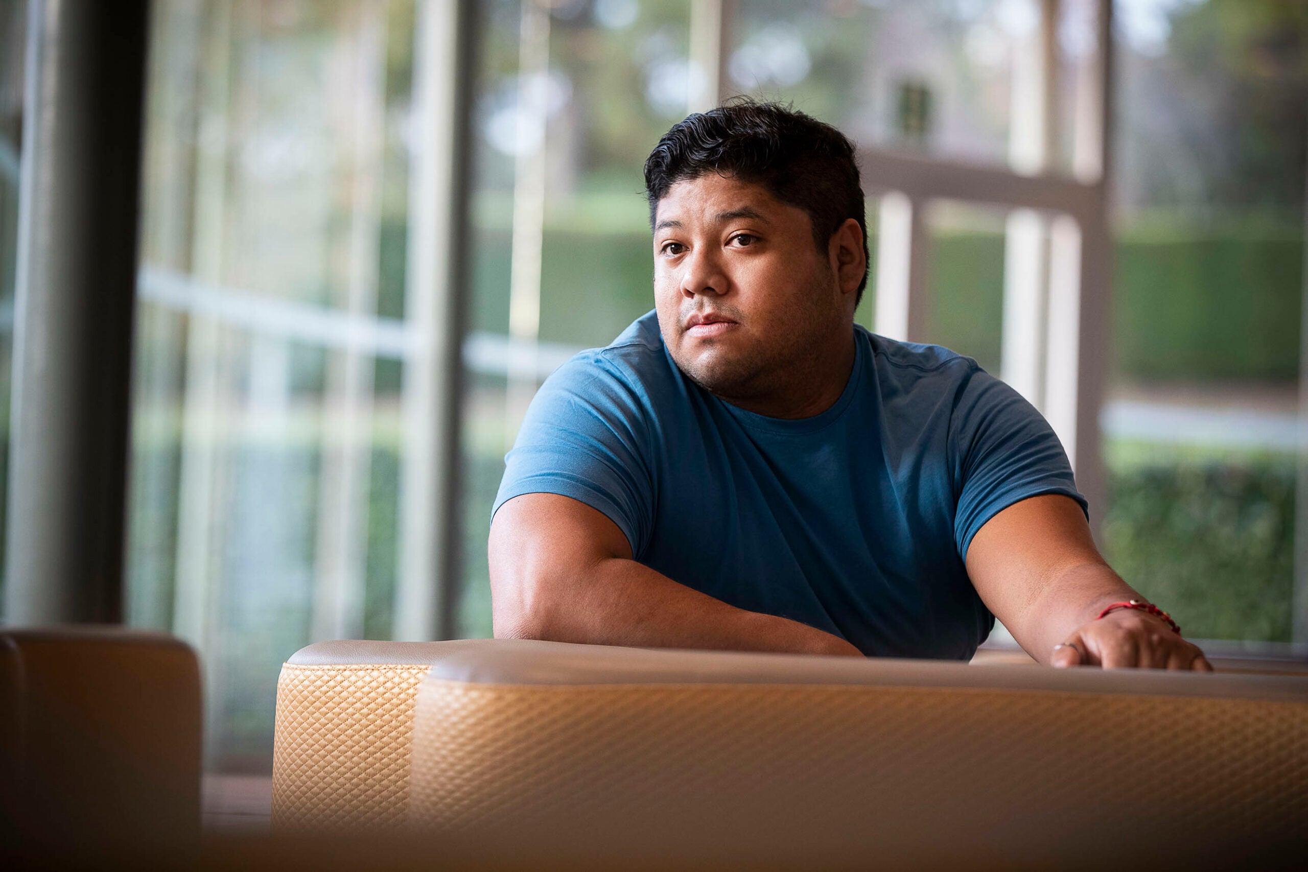 William Gavina, que ha perdut la casa per risc d'esfondrament / Jordi Play