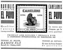 Publicitat de la fàbrica de sopes Flo, 1929 / Llibre d'or del Cercle d'Ultramarins, Queviures i Similars