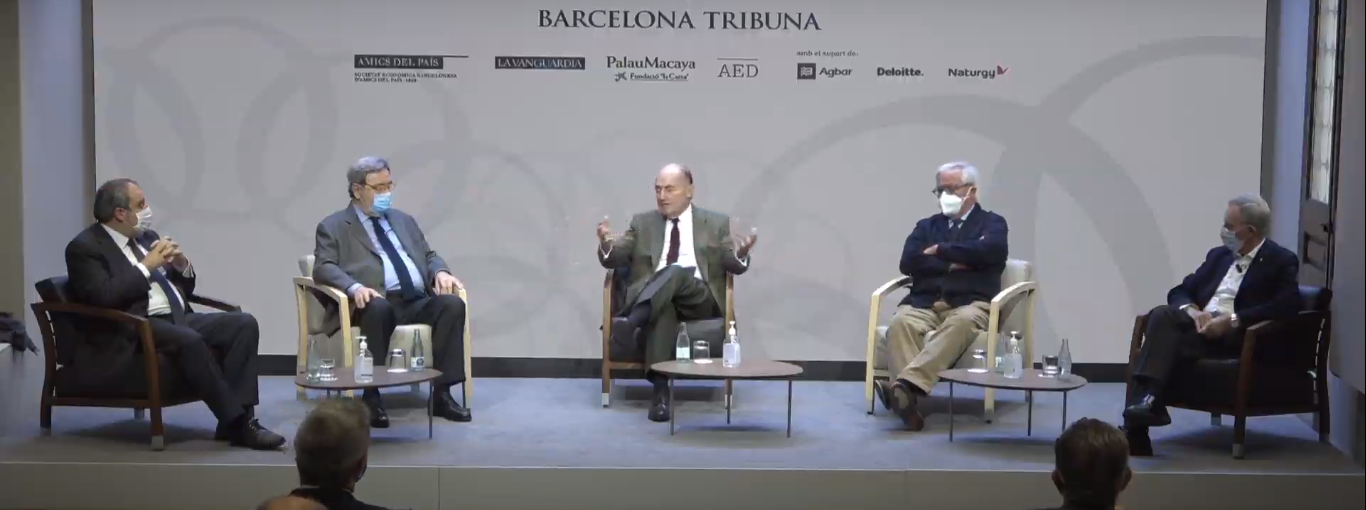 Els quatre exalcaldes Trias, Serra, Clos i Hereu / Barcelona Tribuna