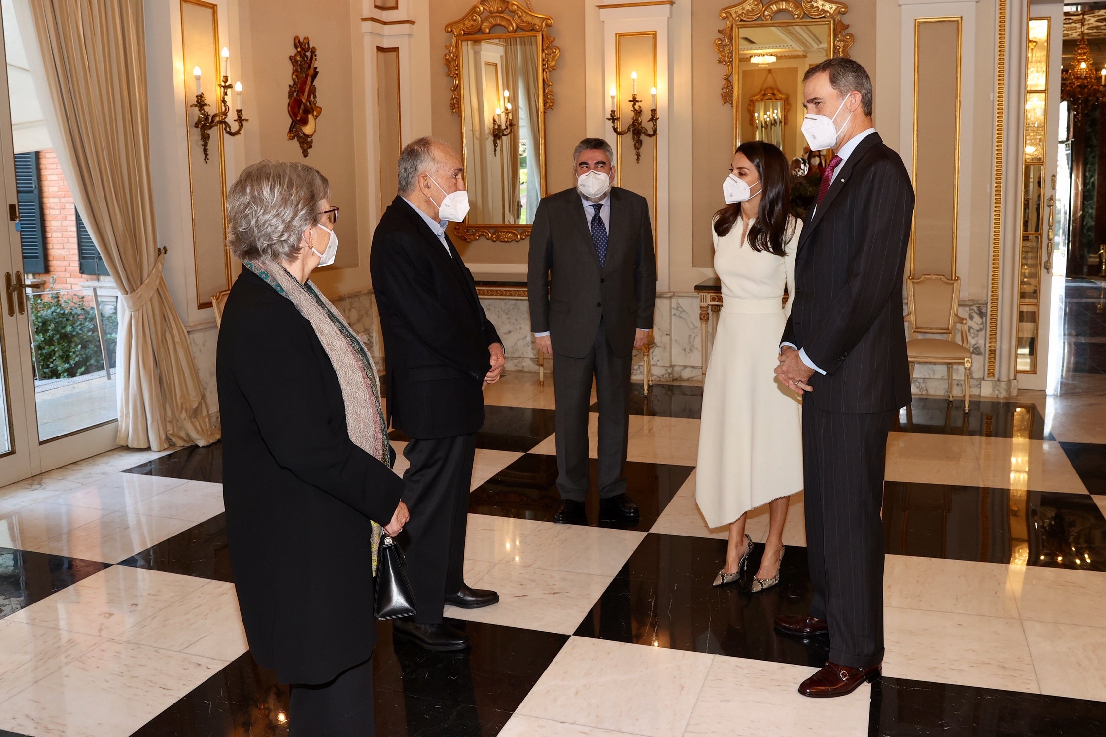 Felip VI i Letizia durant l'entrega del Premi Cervantes / Casa Real