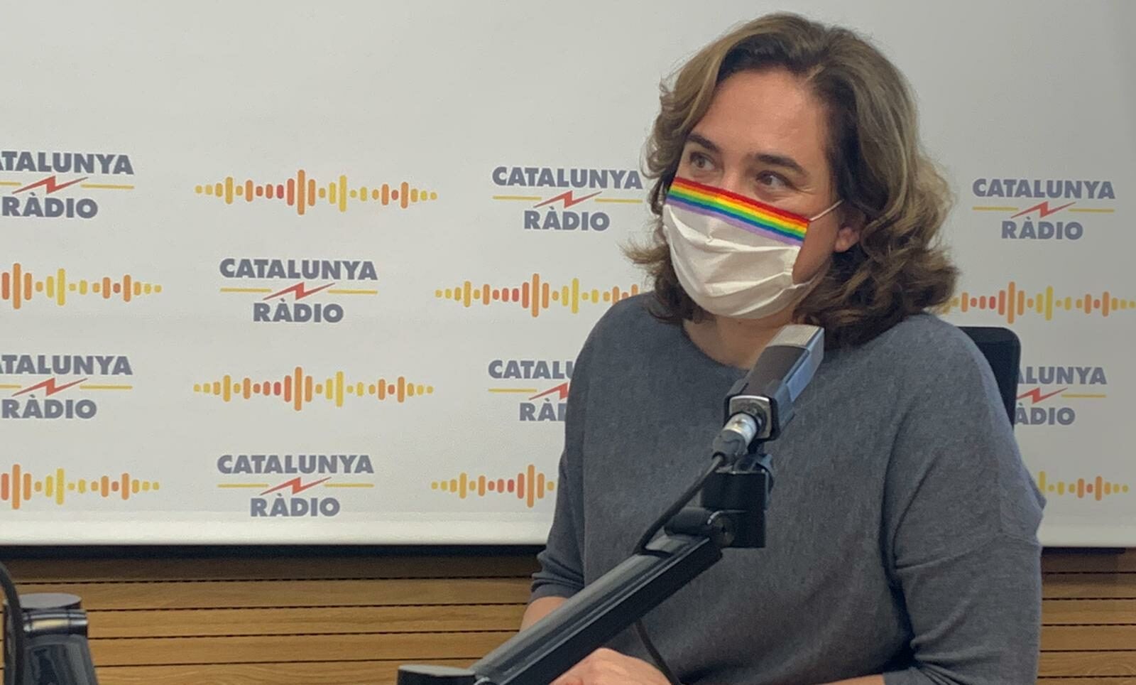 Colau a l'entrevista del Matí de Catalunya Ràdio / Twitter