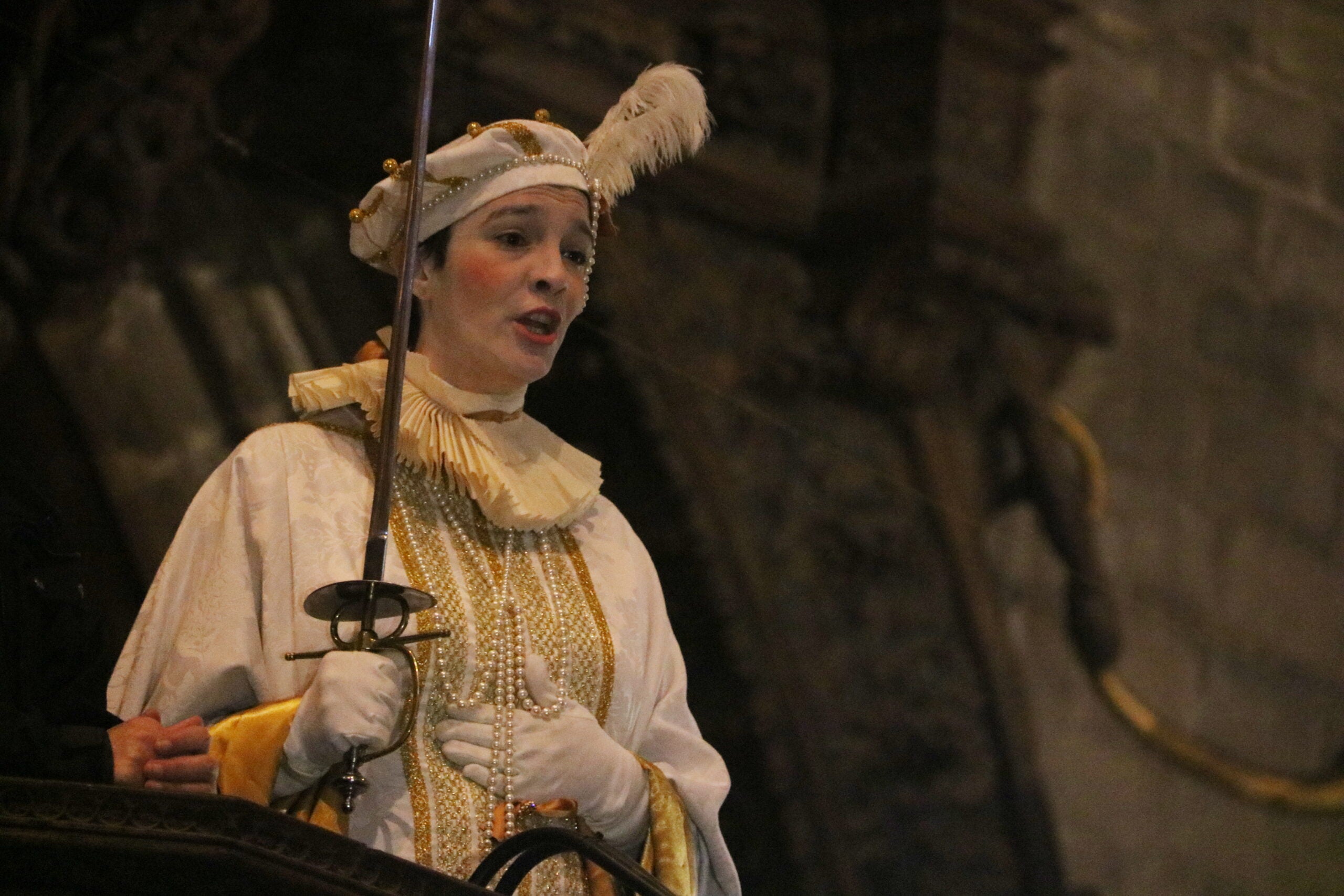 La Sibil·la a la catedral de Barcelona, interpretada per la mezzosoprano Mariona Llobera / ACN