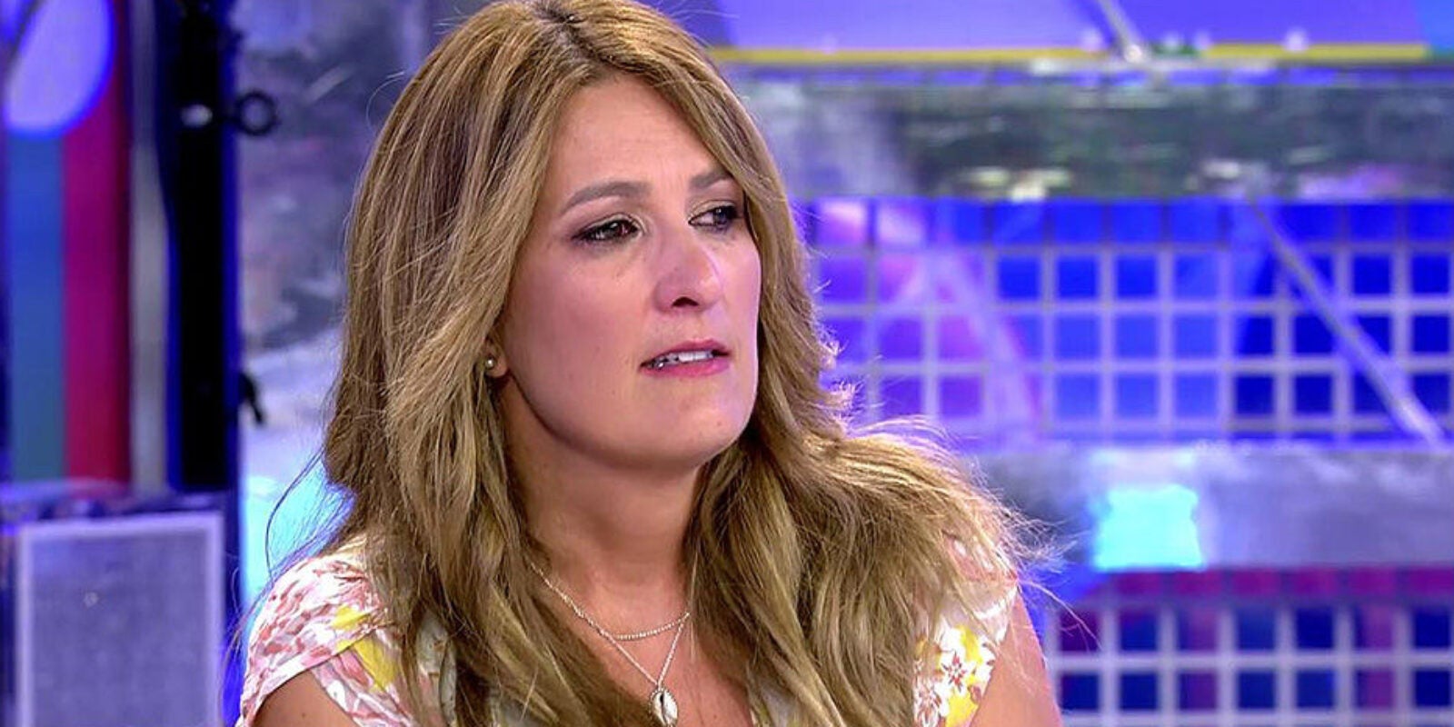 Laura Fa, durant un programa de 'Sálvame' / Telecinco