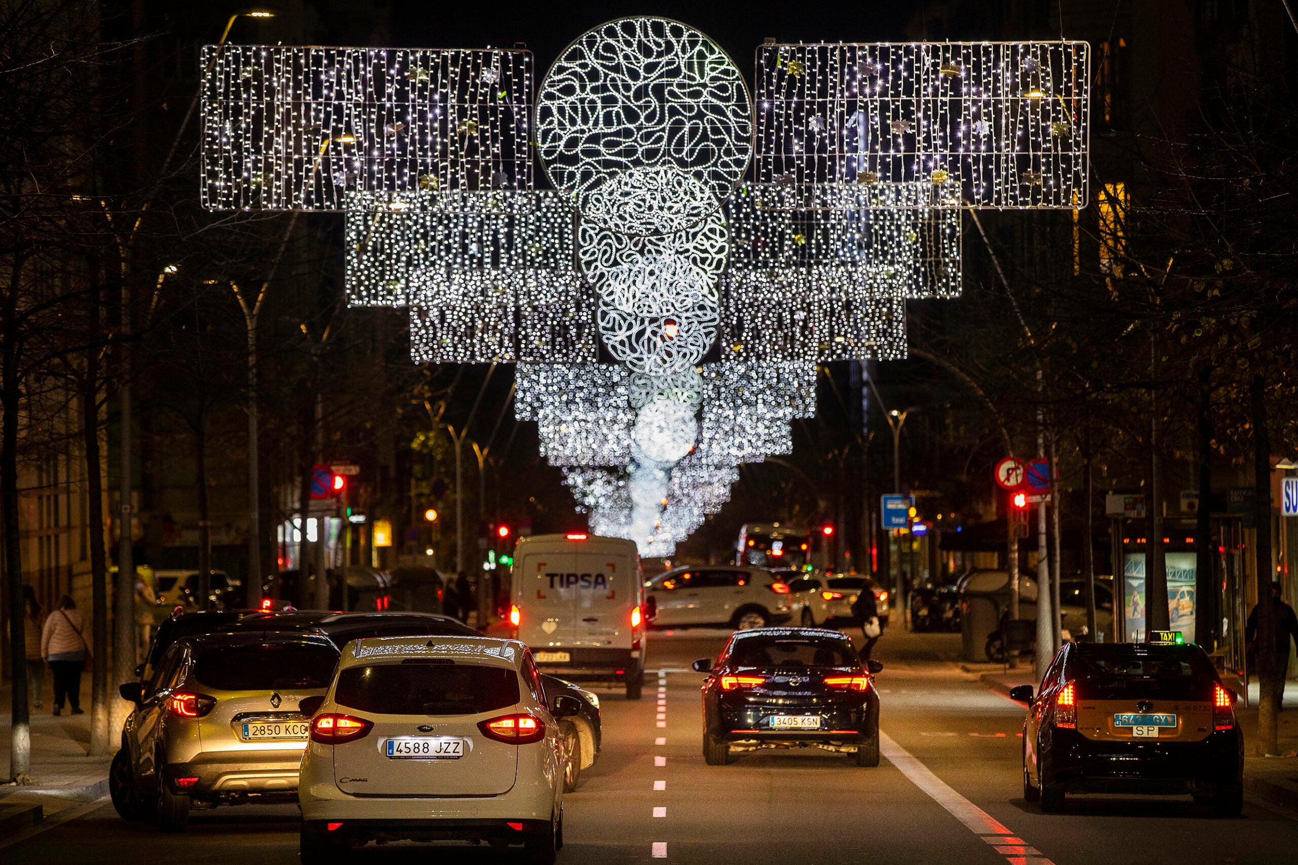 Llums de Nadal de 2020 al carrer Balmes / Jordi Play