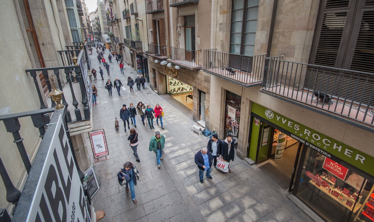 Comerços al carrer de Portaferrissa