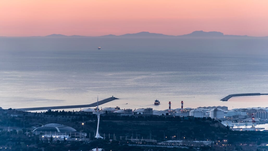 Vista de l'illa de Mallorca des de l'Observatori Fabra de Barcelona / Alfons Puertas