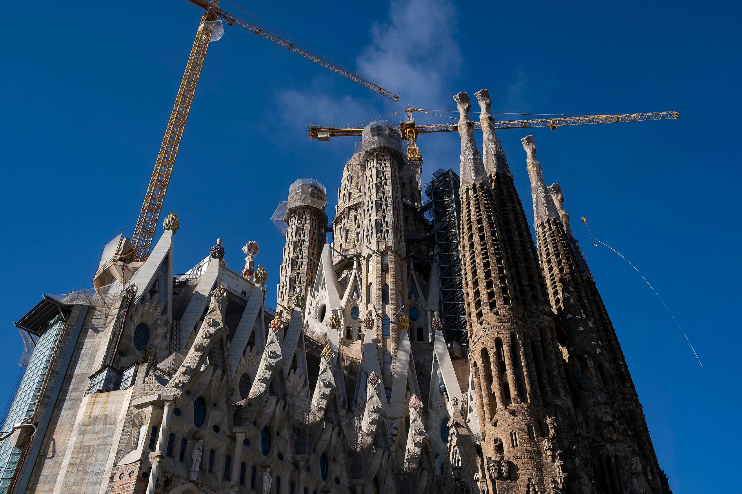 Imatge d'arxiu de les obres de la Sagrada Família / Jordi Play