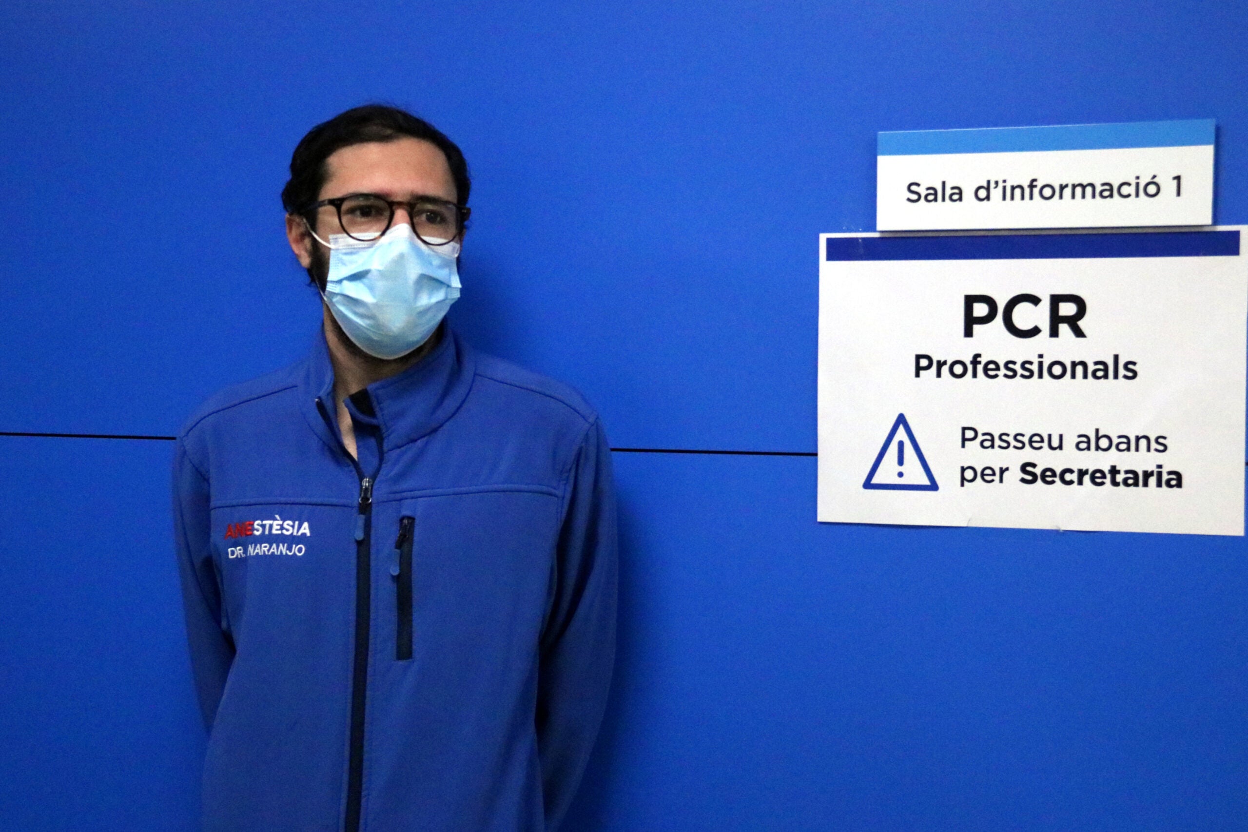 Punt de proves PCR a l'Hospital Vall d'Hebron / ACN