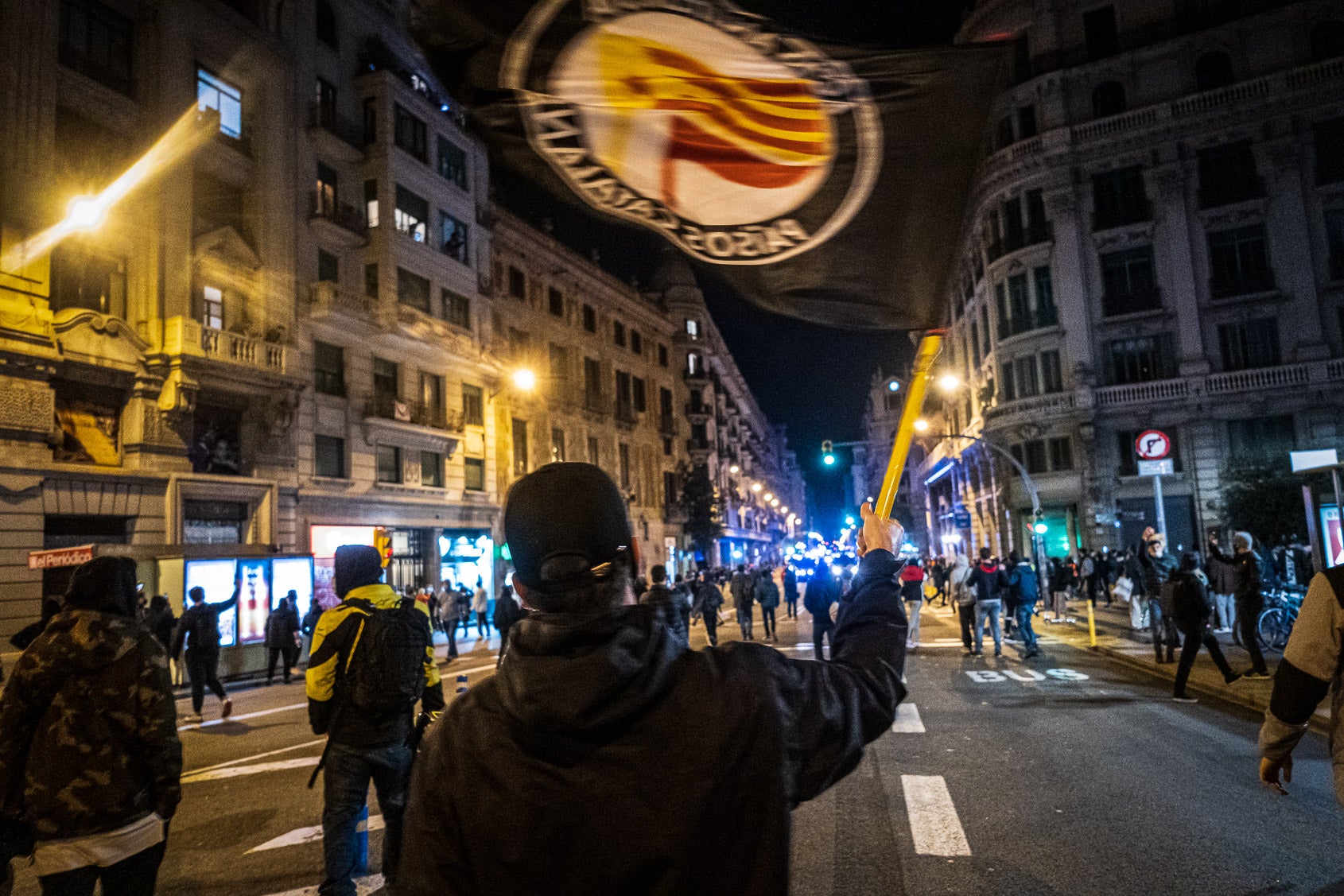 5a nit d'aldarulls per l'empresonament de Hasél / Jordi Borràs