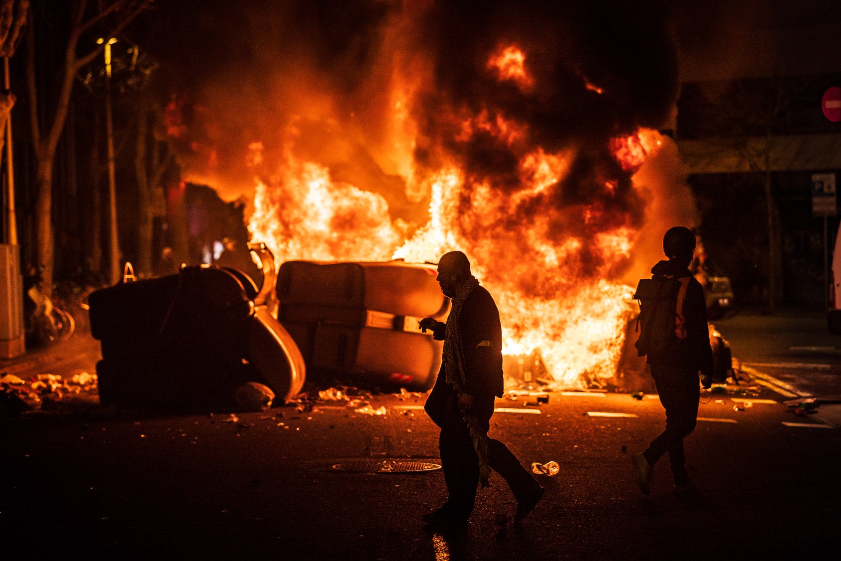 5a nit d'aldarulls per l'empresonament de Hasél / Jordi Borràs