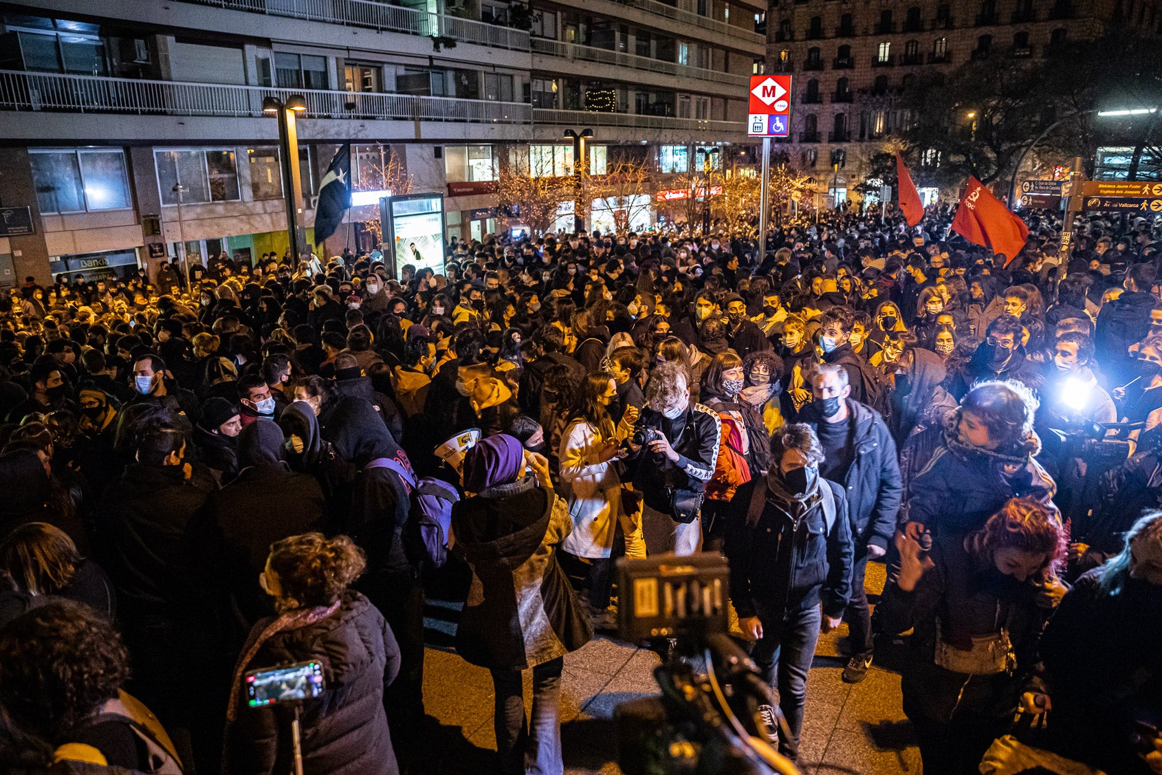 Manifestació de suport a Pablo Hasél / Jordi Borràs