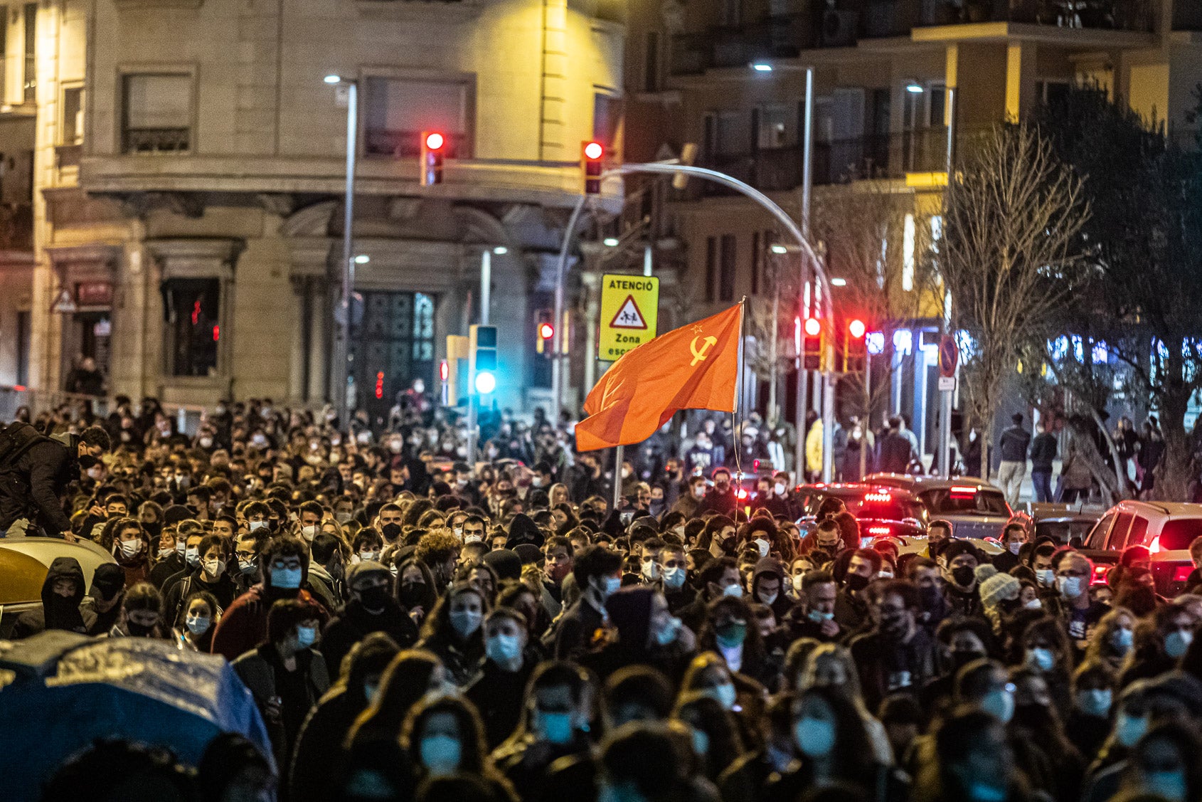 Manifestació de suport a Pablo Hasél / Jordi Borràs