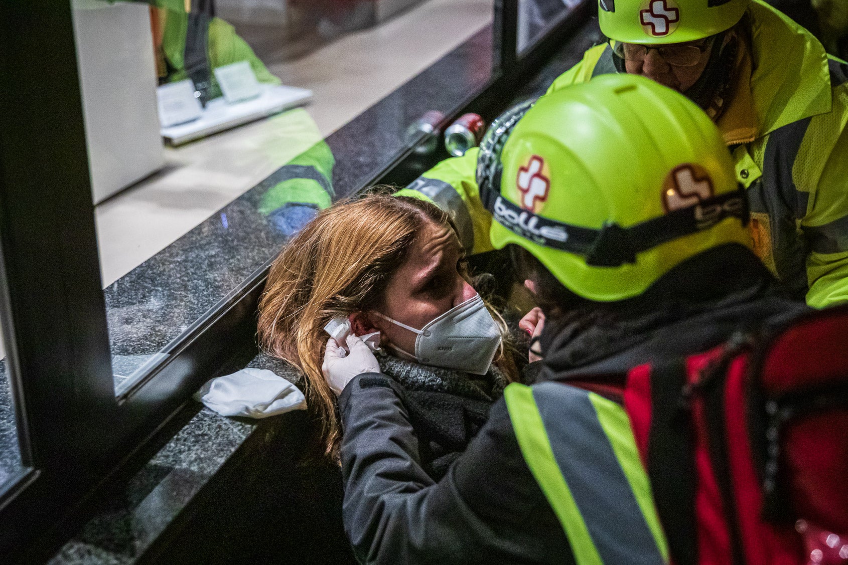 Aldarulls després de la manifestació de suport a Pablo Hasél / Jordi Borràs