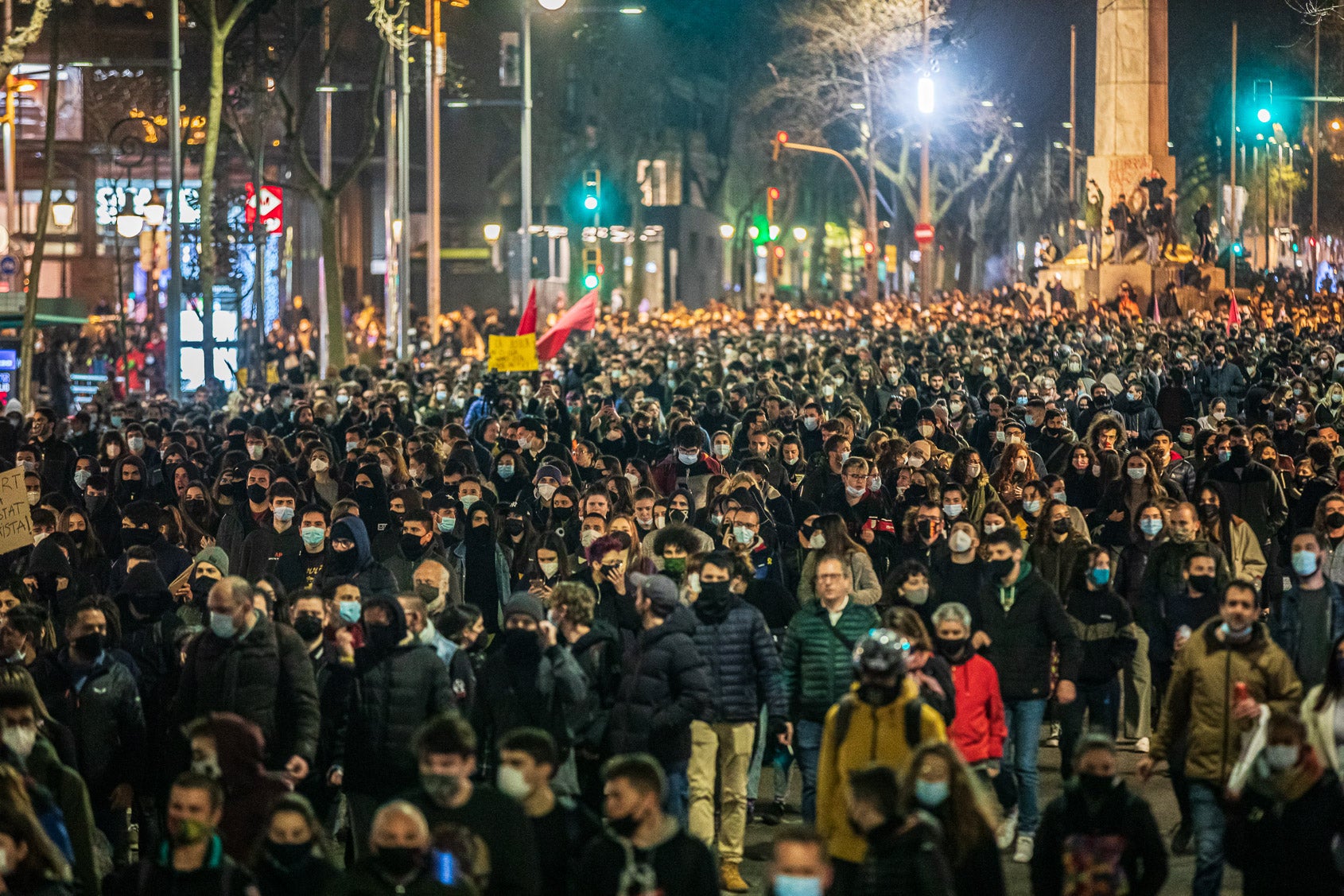 Manifestació en suport a Pablo Hasél / Jordi Borràs