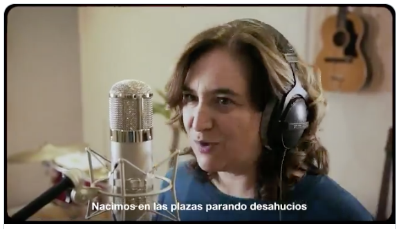 Ada Colau al rap electoral d'En Comú Podem / ECP