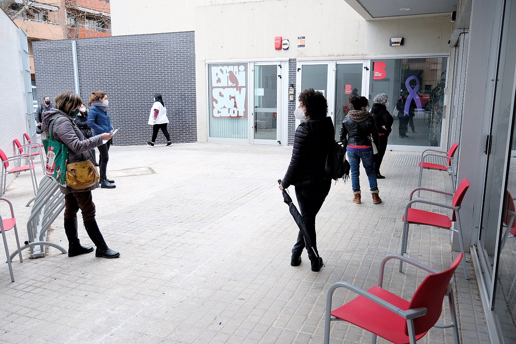 El casal de gent gran de Barcelona on ha començat la vacunació d'AstraZeneca / Departament de Salut