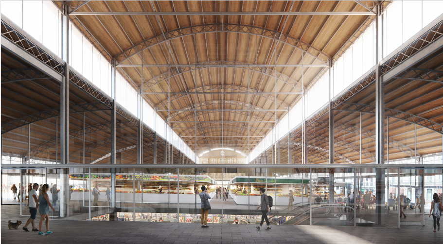 Projecció digital del futur Mercat de l'Abaceria / Ajuntament